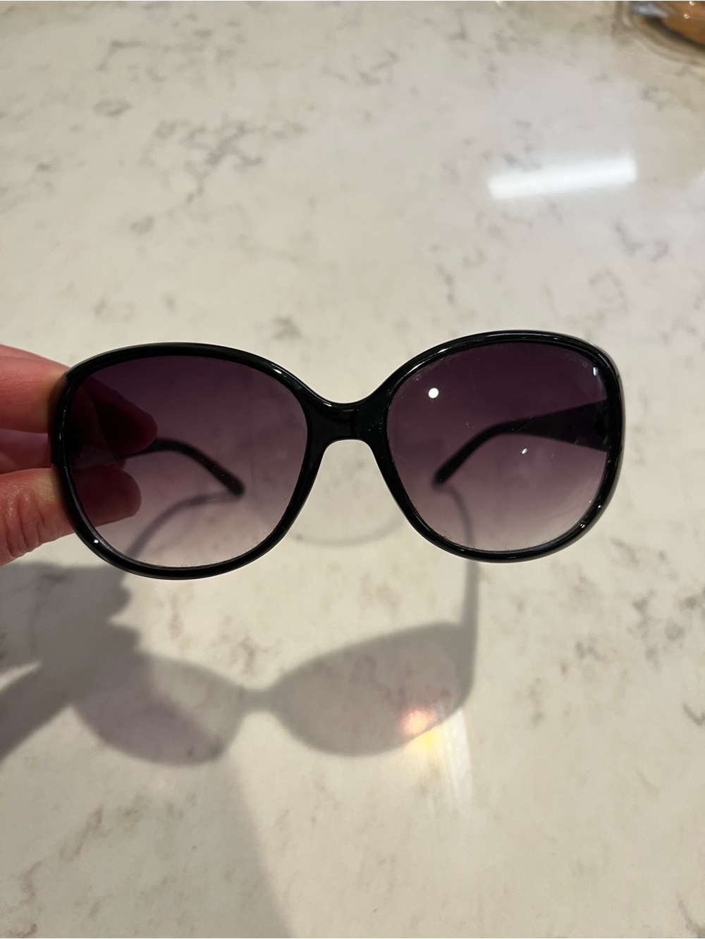 Black Rounded Fashion Sunglasses - Women Accessories